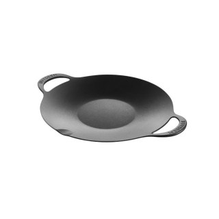 BUYDEEM Aluminiowa taca do grilowania i smażenia 36 cm, CP101, Black
