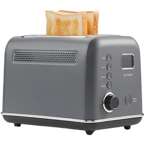 BUYDEEM Automatyczny Metalowy Toster na 2 kromki, DT730E, Ink Grey, EU