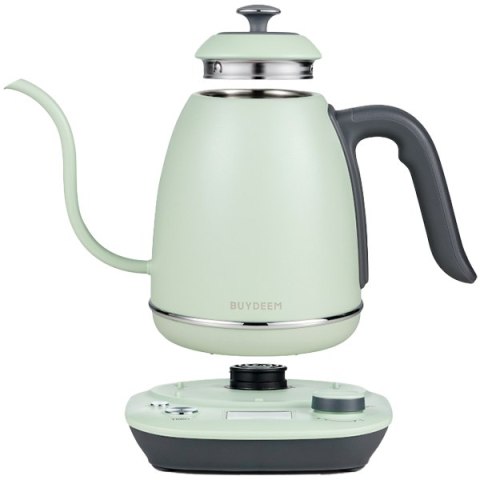BUYDEEM Czajnik Gooseneck z regulacją temp. K821 Cozy Greenish