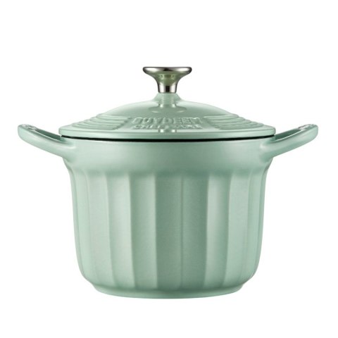 BUYDEEM Emaliowane naczynie żeliwne 1,8L, CP541, Cozy Greenish