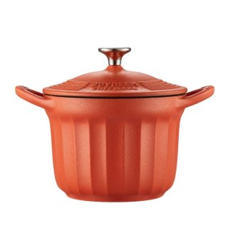 BUYDEEM Emaliowane naczynie żeliwne 1,8L, CP541, Koi Red
