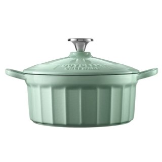 BUYDEEM Emaliowane naczynie żeliwne 2,9L, CP521, Cozy Greenish