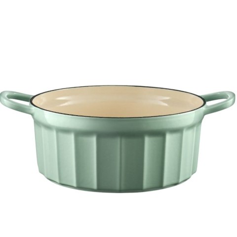 BUYDEEM Emaliowane naczynie żeliwne 2,9L, CP521, Cozy Greenish