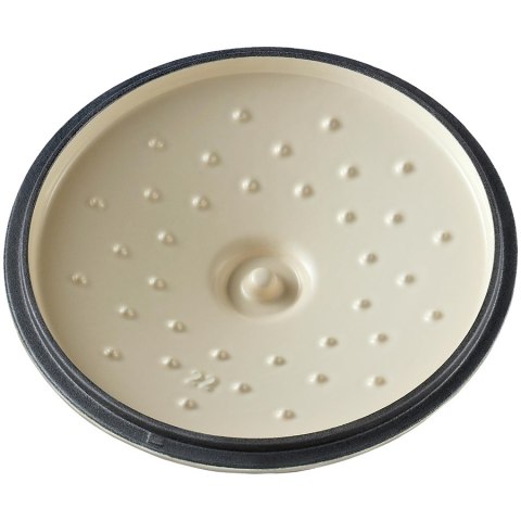 BUYDEEM Emaliowane naczynie żeliwne 2,9L, CP521, Oat White