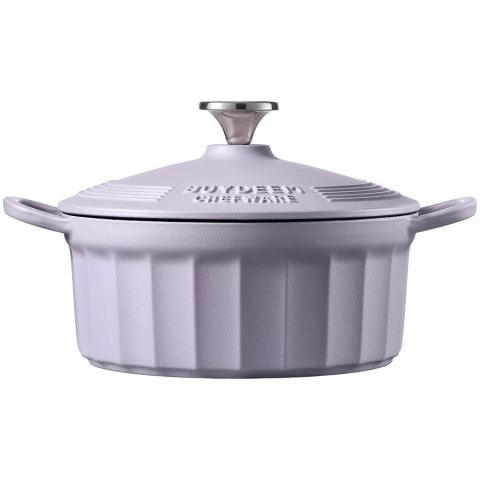 BUYDEEM Emaliowane naczynie żeliwne 2,9L, CP521, Petal Purple