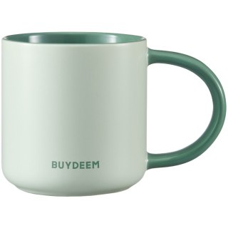 BUYDEEM Kubek ceramiczny 300ml, CD1018, Cozy Greenish