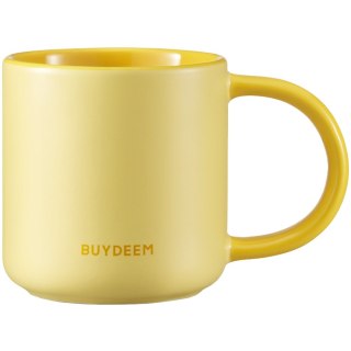 BUYDEEM Kubek ceramiczny 300ml, CD1018, Mellow Yellow