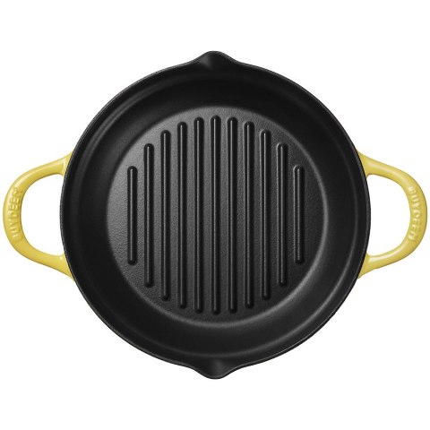 BUYDEEM Patelnia grillowa żeliwna 26 cm CP553 Mellow Yellow