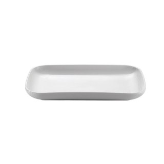 BUYDEEM Porcelanowy talerz do parowaru, CT1004, White