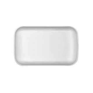 BUYDEEM Porcelanowy talerz do parowaru, CT1004, White