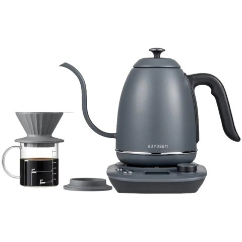 BUYDEEM Przelewowy zestaw do parzenia, CD1024, Ink Grey