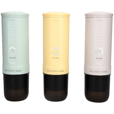 BUYDEEM Przenośny ekspres do kawy, model OTEM-01, kolor Oat White