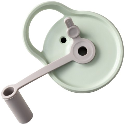 BUYDEEM Szklana butelka ze słomką 500 ml, CD1017, Cozy Greenish