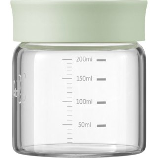 BUYDEEM Szklane słoiczki 200ml z nakrętką wze Cozy Greenish, CS1007/A1