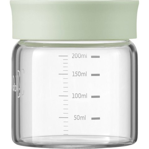 BUYDEEM Szklane słoiczki 200ml z nakrętką wze Cozy Greenish, CS1007/A1