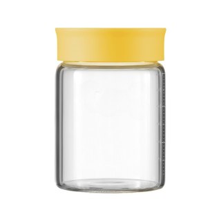 BUYDEEM Szklane słoiczki 500ml z nakrętką wze Mellow Yellow, CS1013