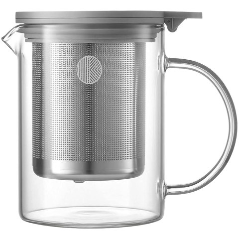 BUYDEEM Szklany dzbanek z zaparzaczem 500ml, CD2001