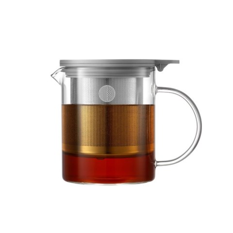 BUYDEEM Szklany dzbanek z zaparzaczem 500ml, CD2001