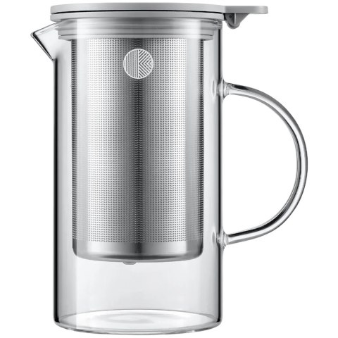 BUYDEEM Szklany dzbanek z zaparzaczem 800ml, CD2002