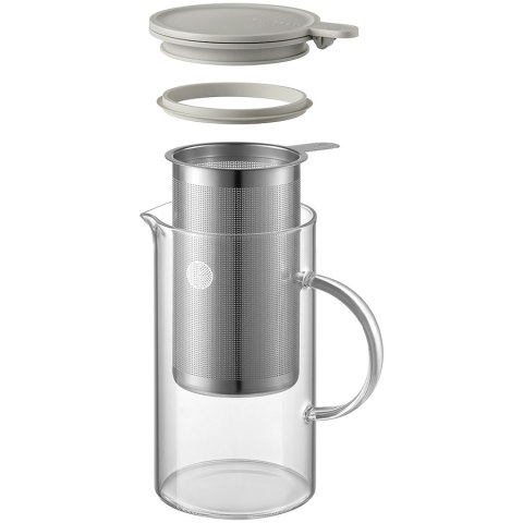 BUYDEEM Szklany dzbanek z zaparzaczem 800ml, CD2002
