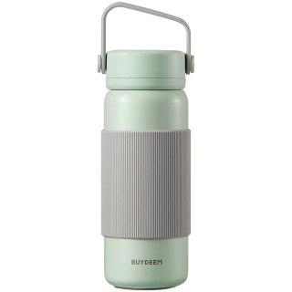 BUYDEEM Termos z zaparzaczem 400 ml, CD1011, Cozy Greenish