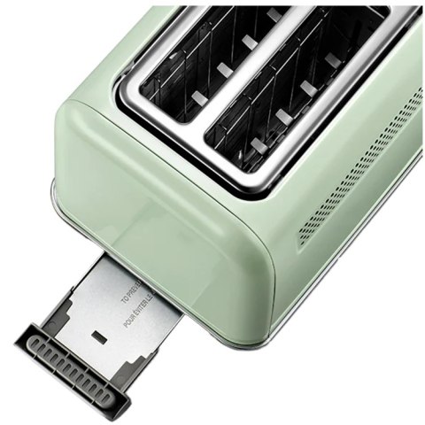 BUYDEEM Toster na 2 kromki, DT620E, Cozy Greenish, EU